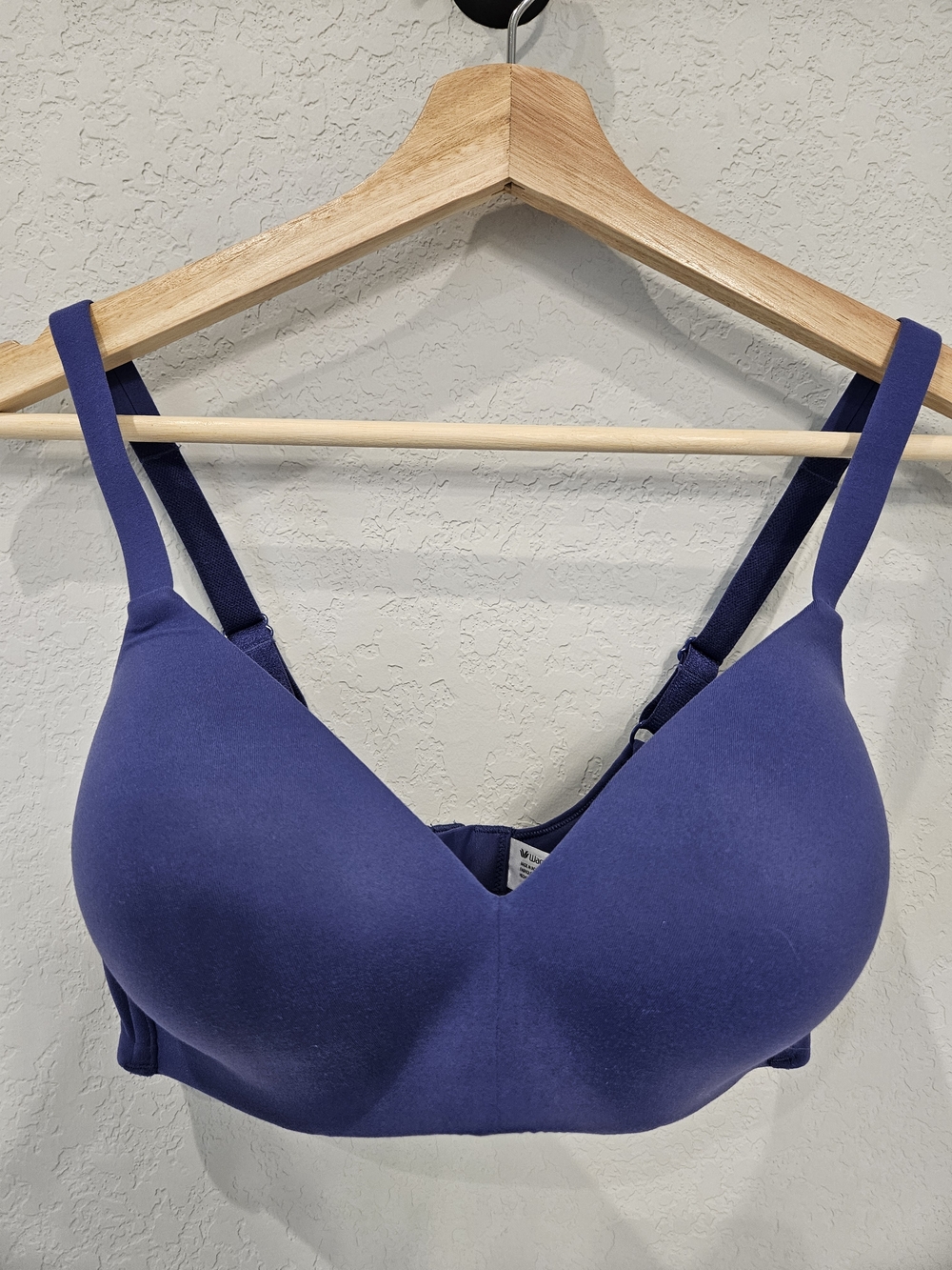 Wacoal How Perfect Wireless T-shirt Bra Size 36C Blue